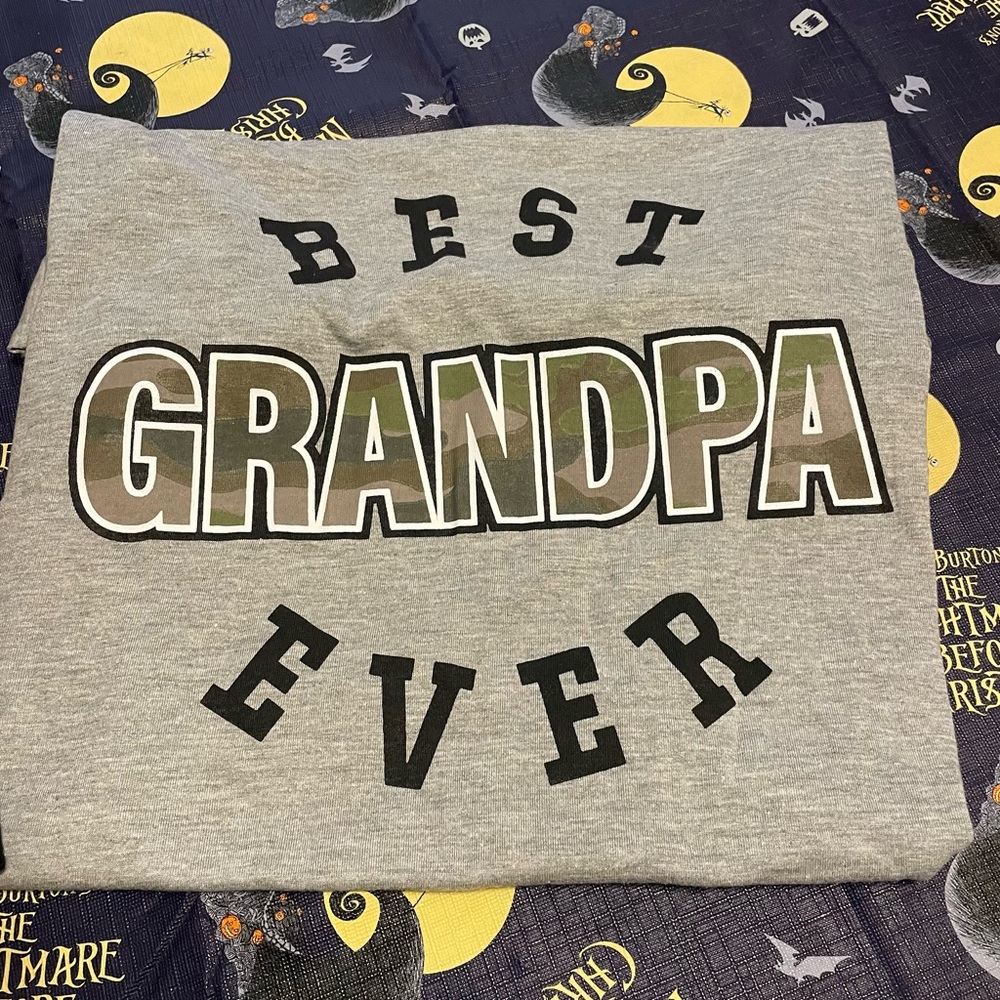 New Best Grandpa Ever Short Sleeve Shirt